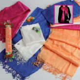 Pasmina saten envuelto en celofan