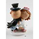Pareja Novios Tarta Diver