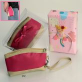 Neceser mano rosa