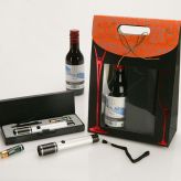 Vino Bolsa+Linterna Metal