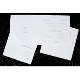 Invitaci&oacute;n boda ramo relieve